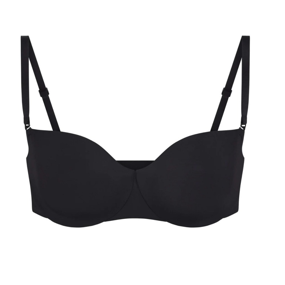 SKIMS Smoothing Intimates‎ Strapless Bra Onyx Black Style BAN2607 Size 32B
